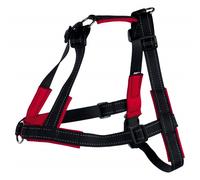 Trixie Lead'n'Walk Soft Imbracatura Nera Per Cani - Regolabile E Confortevole