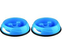 Trixie Lento avanzamento Bowl, 0,9 L, 23 cm, Colori Assortiti (Confezione da 2)