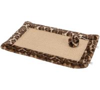 TRIXIE Leo 48171 - Tappetino tiragraffi in sisal, 55 × 35 cm, giocattolo da appendere o stendere