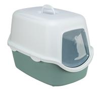 Trixie Lettiera Per Gatti Vico 40x40cm Con Copertura Salvia-Bianco Per Taglia M