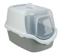 Cassa per lettiera Vico Open Top, con coperchio 40 × 40 × 56 cm grigio chiaro/bianco