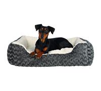 Trixie Letto Kaline ad Angolo Grigio Crema per Cani Gatti Cuscino Anti Scivolo
