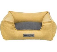 TRIXIE Letto per cani Talis moderno e particolarmente accogliente con fondo antiscivolo, rettangolare, 60 × 50 cm, giallo/grigio scuro - 37560