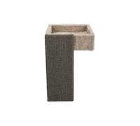 Trixie Letto scaffali, superficie raschiatrice, 33 × 48 × 37 cm, grigio chiaro, gatto