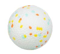 Trixie Light & Strong Bouncy Ball - EPS giocattolo per cani - particolarmente leggero e robusto - rimbalzo - bianco/colorato - Ø 7,5 cm