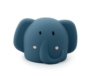 Trixie Luce notturna Mrs. Elephant | Compagno morbido e soffice | Ricaricabile con luminosità regolabile | Perfetta per la camera dei bambini, blu