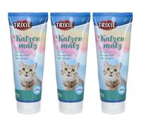TRIXIE Malt'n'Grass contro i boli di pelo 3x240 g