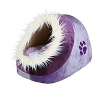 TRIXIE Minou Cuddly Gatto/Cane Cave, 35X26 41 Centimetri, Lilla/Viola