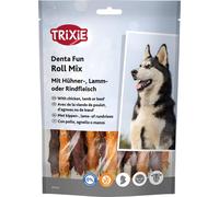 TRIXIE Mix Rotoli masticabili Denta Fun, 10 cm, 250 g, Cane