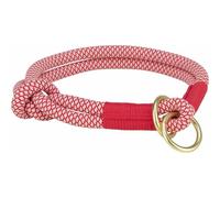 Trixie Morbido collare a corda per cane semi-slittamento rosso/crema