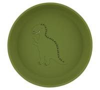 Trixie Mr. Dino - Piatto in silicone 100% per uso alimentare, resistente e facile da pulire, perfetto per lo svezzamento guidato dai bambini e per mangiare in modo indipendente