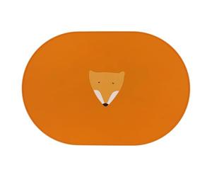 Trixie Mr. Fox - Tovaglietta in silicone antiscivolo, morbida, resistente e facile da pulire, perfetta per lo svezzamento, i pasti e il tempo di gioco dei bambini, ecologica e sicura
