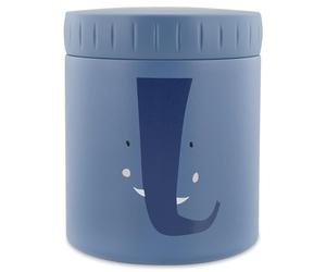 Trixie Mrs. Elephant - Barattolo termico per alimenti, 350 ml, a prova di perdite e portatile, mantiene il cibo caldo o freddo, in acciaio inox, contenitore per il pranzo per bambini
