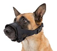 TRIXIE Museruola a nastro in nylon, da allenamento, XL-XXL, nera, a forma di cane