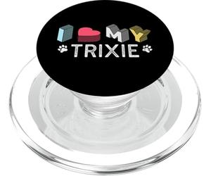 Trixie - Nome del cane personalizzato Trixie Pet Lover PopSockets PopGrip per MagSafe
