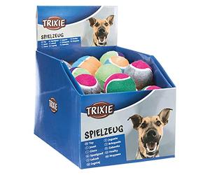 Trixie - Palla da tennis per cani, 6 cm, colori assortiti, 1 pezzo