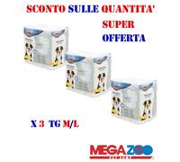 TRIXIE Pannolini a Fascia Cani Maschi 3 ConfezioneDA 12 PZ Taglia M-L 46-60