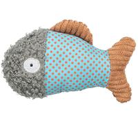 TRIXIE Peluche a forma di pesce per gatti, 9 cm, giocattolo morbido per il gioco e il divertimento in comune - 45467