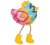 TRIXIE Peluche a forma di pollo per gatti, 11 cm, giocattolo morbido per giocare e divertirsi in comune - 45471