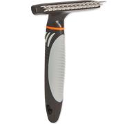TRIXIE Pettine doppio in metallo per cani a pelo lungo 10 × 15 cm