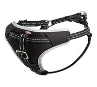 Trixie Pettorina per Auto Comfort per Cani, 50-65 cm/20 mm, Nero