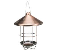 Trixie Porta Mangime Plastica Rame 500ml Ø19cm per Uccelli Con Griglia Esterna