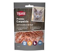 TRIXIE Premio Carpaccio Snack per gatti - Petto d'anatra e pesce - 20 g
