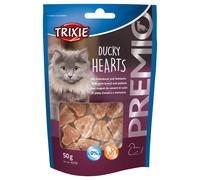 Trixie PREMIO Ducky Hearts Snack per gatto - 50 g