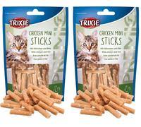 Trixie Premio Mini Sticks, Hühnchen Reis 50 g (Confezione da 2)