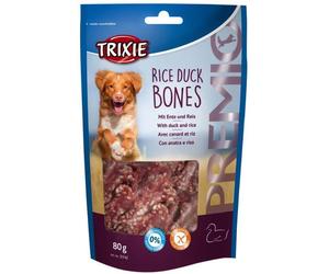 TRIXIE PREMIO Ossa con anatra e riso 80 g