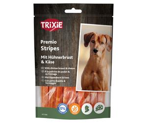 Trixie PREMIO Strisce con pollo e formaggio Snack per cane - 4 x 100 g