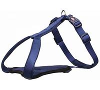 TRIXIE Premium Arnés-Y per Cani, Blu (Anil), M/L