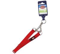 Trixie Premium, Collare semi-strozzato per cani, Rosso, Taglia S-M, 30-40 cm/ 15 mm