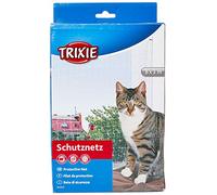 Trixie Rete di Protezione per Gatti - per Balcone, terrazza e Finestra - Resistente ai UV, Trasparente - Maglie 3 × 3 cm - Fissaggi Inclusi per Interno ed Esterno - 8 × 3 m