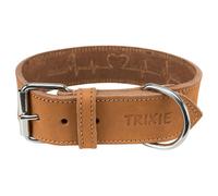 Trixie Rustic Cani Fettleder-Halsband " Battito Cardiaco " Braun,Vari Taglie,Neu