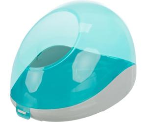 Trixie Sabbia da Bagno per cincillà e Degus, 27 x 18 x 16 cm, Colore: Argento/Verde