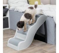 Trixie Scala antiscivolo, 38,5 × 60 × 79 cm, portata fino a 90 kg, grigio chiaro