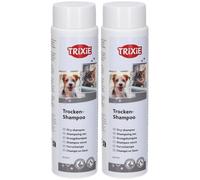TRIXIE Shampoo Secco per Cani, Gatti e Piccoli Animali 2x200 g Shampoo