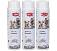 TRIXIE Shampoo Secco per Cani, Gatti e Piccoli Animali 3x200 g Shampoo