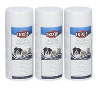 TRIXIE Shampoo shampoo secco per cani, gatti e piccoli animali. 3x100