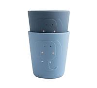 Trixie Silicone beker 2-pack Mrs. Elephant
