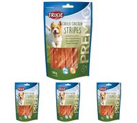 TRIXIE Strisce di Pollo e Formaggio, Senza Glutine, PREMIO, 100g (Confezione da
