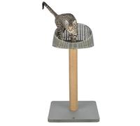 Trixie Tiragraffi per esterni Amalia - Tiragraffi per esterni - con ormeggio - impermeabile - grigio - 88 cm