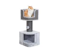 TRIXIE Tiragraffi XXL AVA II per gatti con grotta - 112 cm, grigio