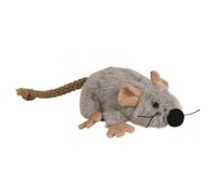 TRIXIE Topo di peluche con erba gatta 7 cm