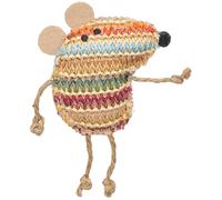 TRIXIE Topolino di peluche per gatti, 14 cm, morbido giocattolo per giocare e divertirsi in comune - 45474