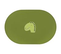 Trixie Tovaglietta in silicone Mr. Dino, antiscivolo, morbida, resistente e facile da pulire, perfetta per lo svezzamento, i pasti e il tempo di gioco, ecologica e sicura