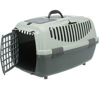TRIXIE Box de transport Capri 1 - XS - 32 x 31 x 48 cm - Anthraciten gris et vert - Pour chien