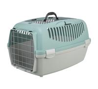 Trixie Trasportino Capri 3 Open Top Grigio Chiaro/Salvia per Cani, Varie Misure