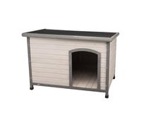 TRIXIE (Tribm Natura, Cuccia per Cani con Tetto Piatto, 85 x 58 x 60 cm, Grigio